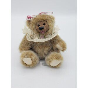 Kimbearly's Originals Christmas Ornament Plush Bear 1E/51 Made for Dillard's